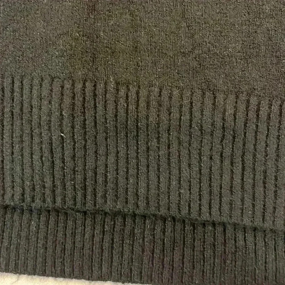 Talbots Sweater Women Black S Turtleneck Button Detail on Neck Opening Classy - Picture 5 of 9